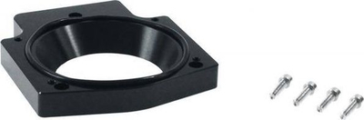 Adapter throttle TurboWorks 102mm për motor LS, alumini, argjendtë