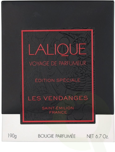 Qiri me erë Lalique Les Vendanges Saint Emilion, 190g, erë vere, bezhë