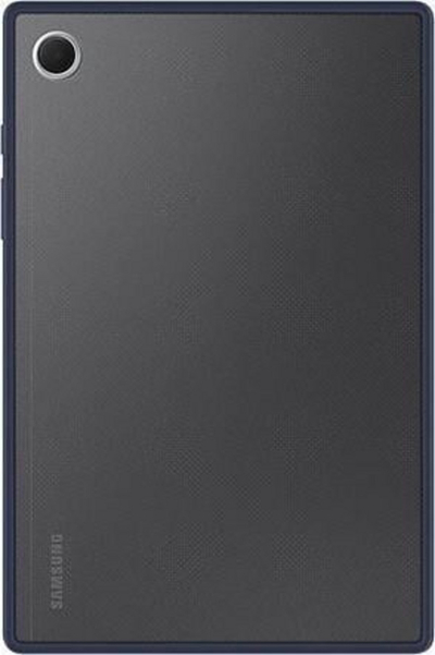 Këllëf për tablet Samsung Galaxy Tab A8 Clear Edge Cover, pjesa mbrapa transparente, kundër rrëshqitjes, blu navy