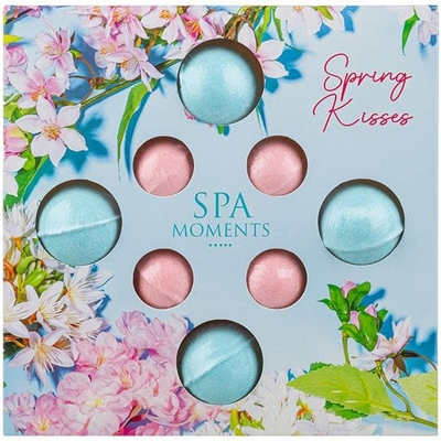 Set bomba banjo Spa Moments Spring Kisses, 8 copë, aromatike, shumëngjyrëshe