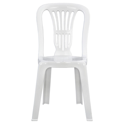 Karrige plastike Vienna 44×50×87 cm (303002010), bardhë