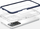 Këllëf telefoni Hurtel Clear 3in1 për Xiaomi Redmi 10, xhel, kornizë blu, transparent