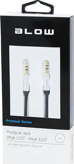Kabllo audio Strong Aux, 3.5mm stereo, 1m, e zezë