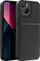 Mbrojtëse telefoni Forcell Noble për iPhone 14, e butë, PU TPU, e zezë