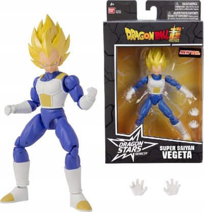 Колекционерска фигура Dragon Ball Dragon Stars Vegeta, 16 cm, со многу артикулации, повеќебојна
