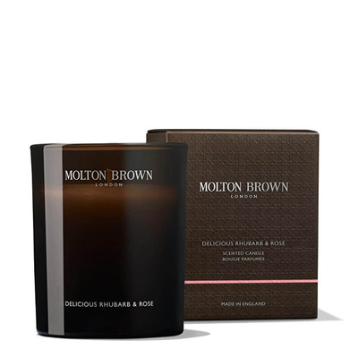 Ароматична свеќа Molton Brown Signature Delicious Rhubarb & Rose, 190 г