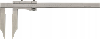 Kaliper kontrolli pa pika Limit 20080130, 300 x 150 x 0.05 mm, çelik inox, në kuti druri
