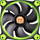 Ftohës Thermaltake Riing LED, 140 mm, i gjelbër