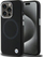Mbrojtëse telefoni BMW Signature Liquid Silicone për iPhone 15 Pro Max 6.7\", e zezë