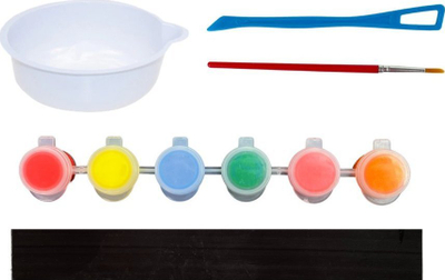 Set kreativ gipsi Leantoys Flamingo, për lyerje me bojë, për kalamaj