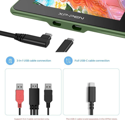 Tablet grafik XP-Pen Artist 10 2nd, 10.1", 8192 nivele presioni, jeshil