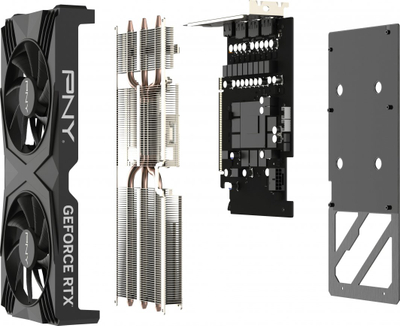 Kartelë grafike PNY GeForce RTX 4070 SUPER Verto OC Dual Fan 12GB GDDR6X