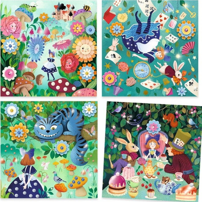 Set kreativ Djeco Fairy Tales Wonderland, dekorim përrallor, për fëmijë, shumëngjyrësh