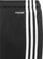 Pantallona treningu adidas D2M 3 Stripes Jr, për goca, të zeza