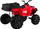Motor elektrik katër rrotash Ramiz XL ATV, për fëmijë 3 10 vjeç, 12V, i kuq