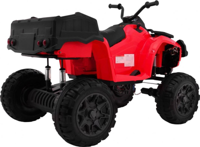 Motor elektrik katër rrotash Ramiz XL ATV, për fëmijë 3 10 vjeç, 12V, i kuq