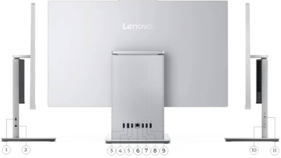 Kompjuter AIO Lenovo IdeaCentre 27IRH9, 27", Intel Core 5 210H, 16GB RAM, 512GB SSD, gri
