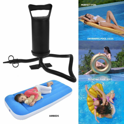 Pompe ajri me dorë Victoria Sport JL29P386N, 30 cm, me 3 gryka, e zezë