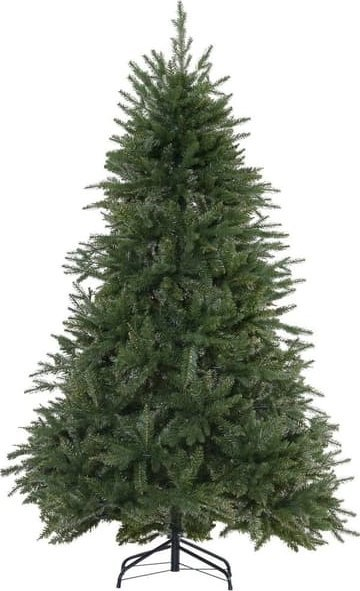 Pemë artificiale Krishtlindjes, 210 cm, me qëndrim metalik, jeshile