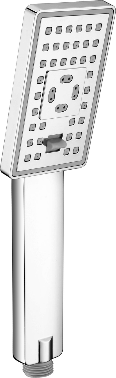 Рачен туш Jimjim R Hand Shower, квадратна форма, хромиран финиш, сребрена