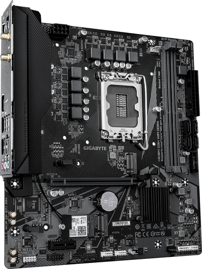 Pllakë amë Gigabyte H610M D3H WIFI DDR4, LGA 1700, MATX, e zezë