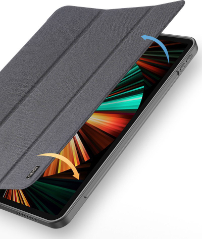 Këllëf tableti Nevox Vario Series për iPad Pro 12.9 5th Gen, me stand, me vend për Apple Pencil, gri basalt