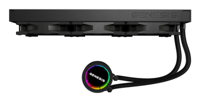 Ftohës uji për procesor Genesis Hydria 360 NLG-2320, radiator 360 mm, ARGB, i zi