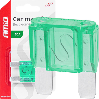 Siguresë automatike AMiO 03382 Maxi Flat, 30A, jeshile