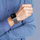 Rrip ore Apple Dux Ducis Magnetic Strap për Apple Watch Ultra 49mm, mbyllje me magnet, gri me portokalli