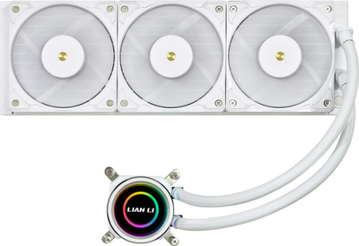 Ftohës likuid AIO Lian Li Galahad II Trinity Performance 360mm, RGB, i bardhë