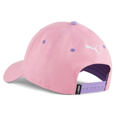 Kapelë baseball Puma Comic për fëmijë, 4–8 vjeç, mauve vjollcë e bardhë