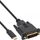 Kabllo USB C në DVI D InLine 64132, 2 m, e zezë
