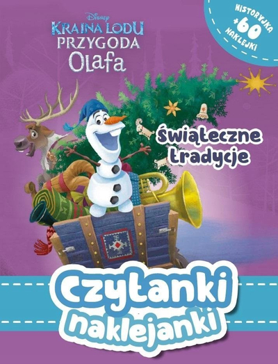 Libër me ngjitëse Disney Frozen Olaf's Adventure, me temë Krishtlindjesh, me figura, shumëngjyrësh