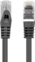 Kabllo patchcord Lanberg, FTP, Kat.6, 0.25 m, e zezë