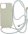 Kopertinë me rrip Mobile Origin Lanyard Case për iPhone 15, TPU, gri e çelët