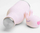 Shishe uji Bestie Bottle Pink Bunny, 16oz, çelik inox i izoluar, rozë