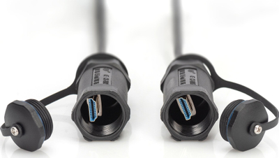 Kabllo HDMI Digitus 4K AOC, HDMI 2.0, deri 4K 60Hz, e zezë