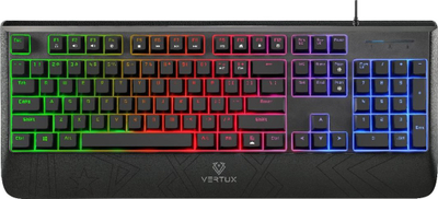 Tastierë gaming Vertux RaidKey, mekanike Blue, RGB, e zezë