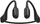 Kufje sportive Suunto Wing 2, bone conduction, wireless, 12h, të zeza