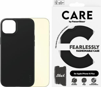 Мрежа за телефон iPhone 15 Pro Max, рециклирана пластика, капак на заден дел, црна