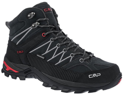Këpucë malore CMP Rigel Mid WP M 3Q12947, që s’i hyn uji, me taban FullOn GRIP, gri