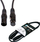Kabllo DMX Cable4me XLR në XLR, 1m, 3 pin, i zi