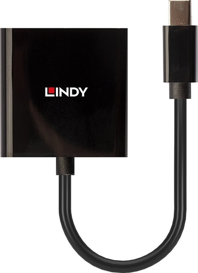 Adaptor video Lindy Mini DisplayPort në DVI, aktiv, 1920x1200, i bardhë