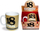 Gotë porcelani COFFEE, 800 ml, e bardhë/bezhë
