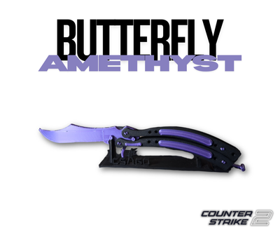 Thikë 3DPrintKS CS2/CS:GO - Butterfly Amethyst