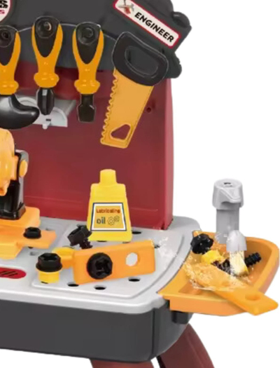Set lojërash Maksik Workbench, 39 pjesë, për fëmijë 3+, shumëngjyrësh