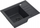 Lavaman kuzhine Quadron Ben 116, 55x44x17.5 cm, granit, i zi, set me rubinet