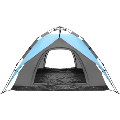 Çadër kampingu Holiday Automatic, për 3 veta, 210x180x140 cm, 2 në 1, gri