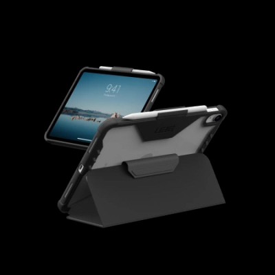 Këllëf tableti Urban Armor Gear 124487B14340, për iPad 10.9\"/11\", folio, i zi i tejdukshëm