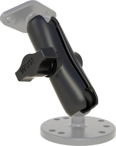 Mbajtës telefoni RAM X-Grip Universal për motor, bazë te rezervuari i frenës/kuplungës, me top 1\", i zi